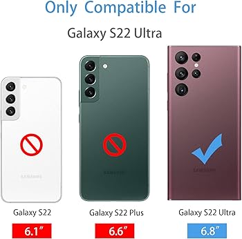 Amazon.com: ZZXX for Samsung Galaxy S22 Ultra Case Wallet with